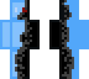 blue guy getting curropted