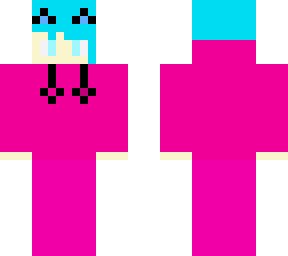 bluei a fox that is a legendery and hides it with a pink hoodie