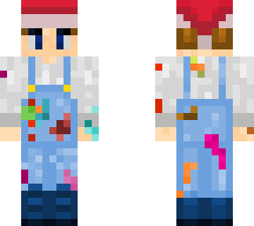 boy painter (christmas/winter themed)