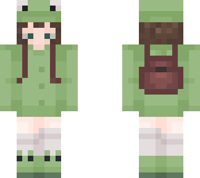 brunette frog