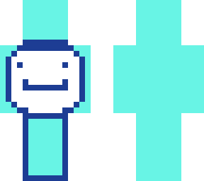 cyan and dark blue dream