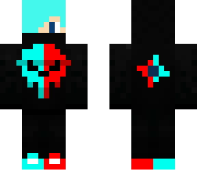 cyan red hoddie ninja fixed