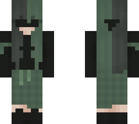 dark green girl