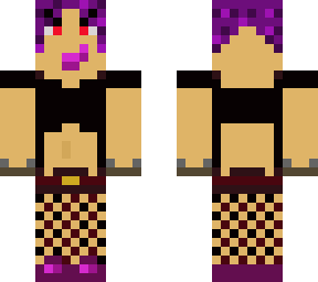 goth girl minecraft style