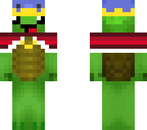king turtle w/ axolotl
