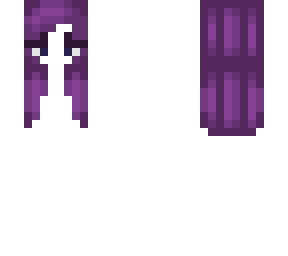 long purple hair template [girls]