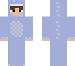 missminnie blue and purple checkerboard dino