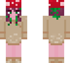mushroom hat with a bit lighter skin
