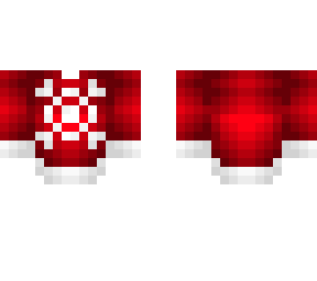 ob - big red top w/ snowflake print