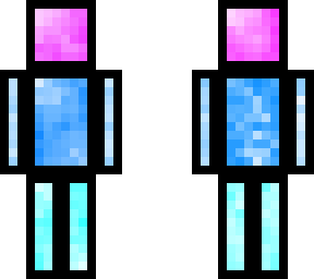 pastel cube man