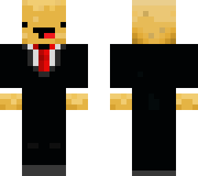 potato in suit
