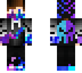 purple and blue flare guy
