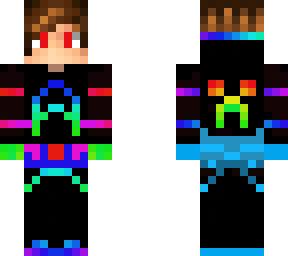 rainbow & blue gamer