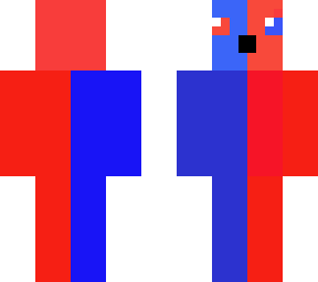 red and blue
