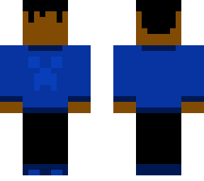 skdhanurdath in neon blue creeper t-shirt version 3