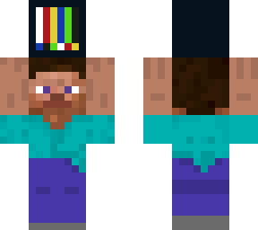 steve holding tv