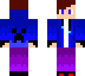 super cool blue-purple game skin