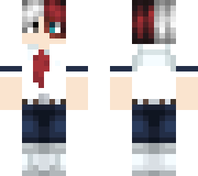 todoroki school uniform without fire