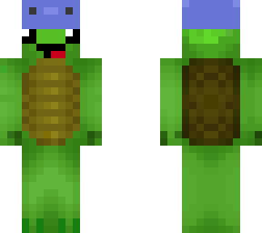 turtle w/ axolotl hat