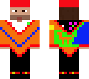 auron con vestimenta de la sierra peruana