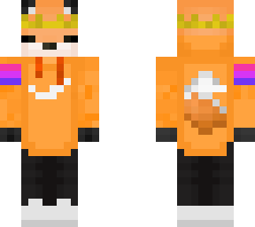 bi fox with crown