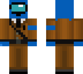 blue among