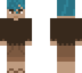 brown and blue