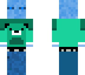 christmas blue enderman