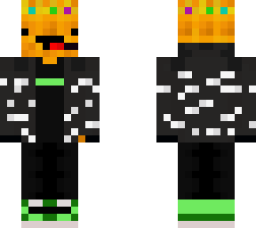 epic waffle man with crown headphones gloves and drip