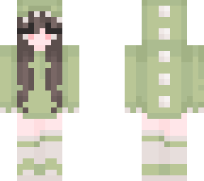 green dino girl