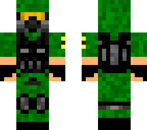 green solider bummble bee