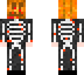 halloween pumpkin skeleton with blood