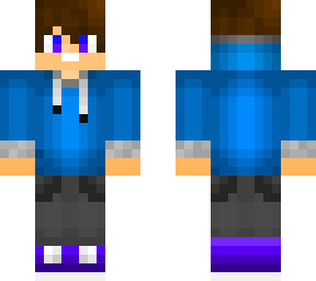 minecraft postavika modr