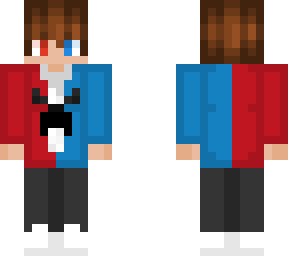 red and blue