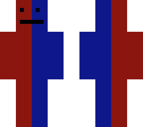 red and blue
