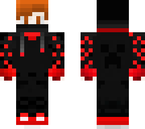 red boy with flames