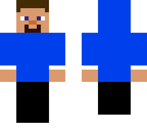 simple steve in a hoodie