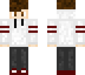 white hoodie