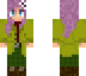 yellow coat girl