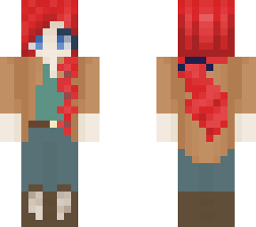 a red haired woman