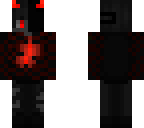 black + red masked demon boy