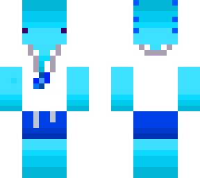 blue blended axolotl
