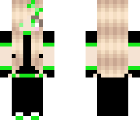 cute green girl