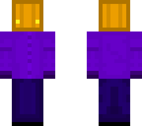 cute pumpkin in purple suit