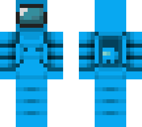 cyan among us (i like the one who made the skin but i tried to make it cooler