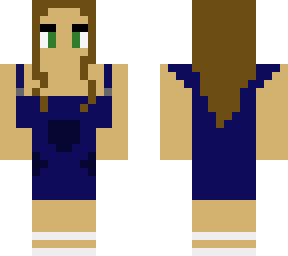 girl in overalls
