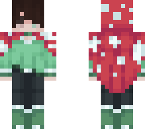 matching mushroom village skin w/ my cousin