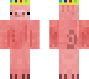 pig with crown.