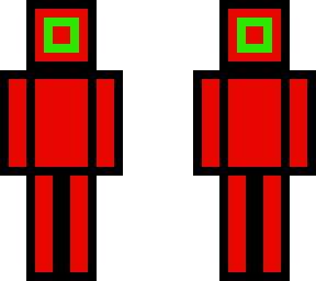 red with a green twist