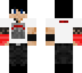 roman reigns (bloodline t-shirt and red glove)